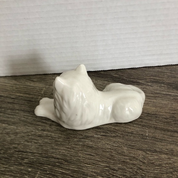 Vtg Porcelain Hand Painted Persian Cat - Picture 3 of 12